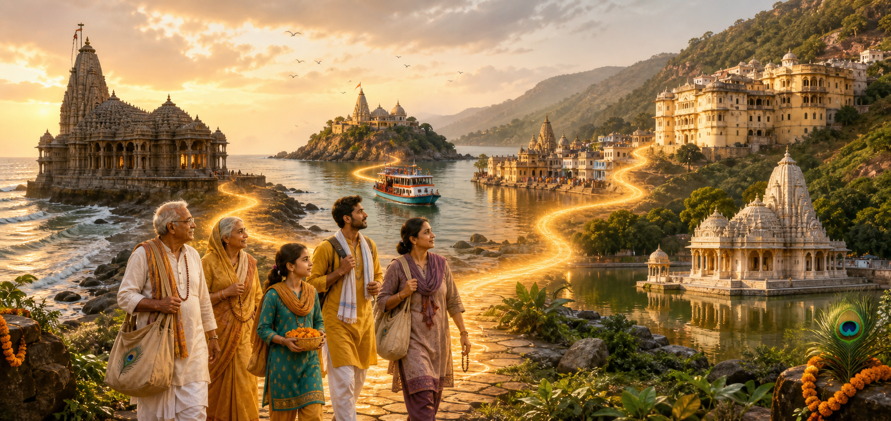 How to Plan the Panch Dwarka Krishna Pilgrimage Circuit