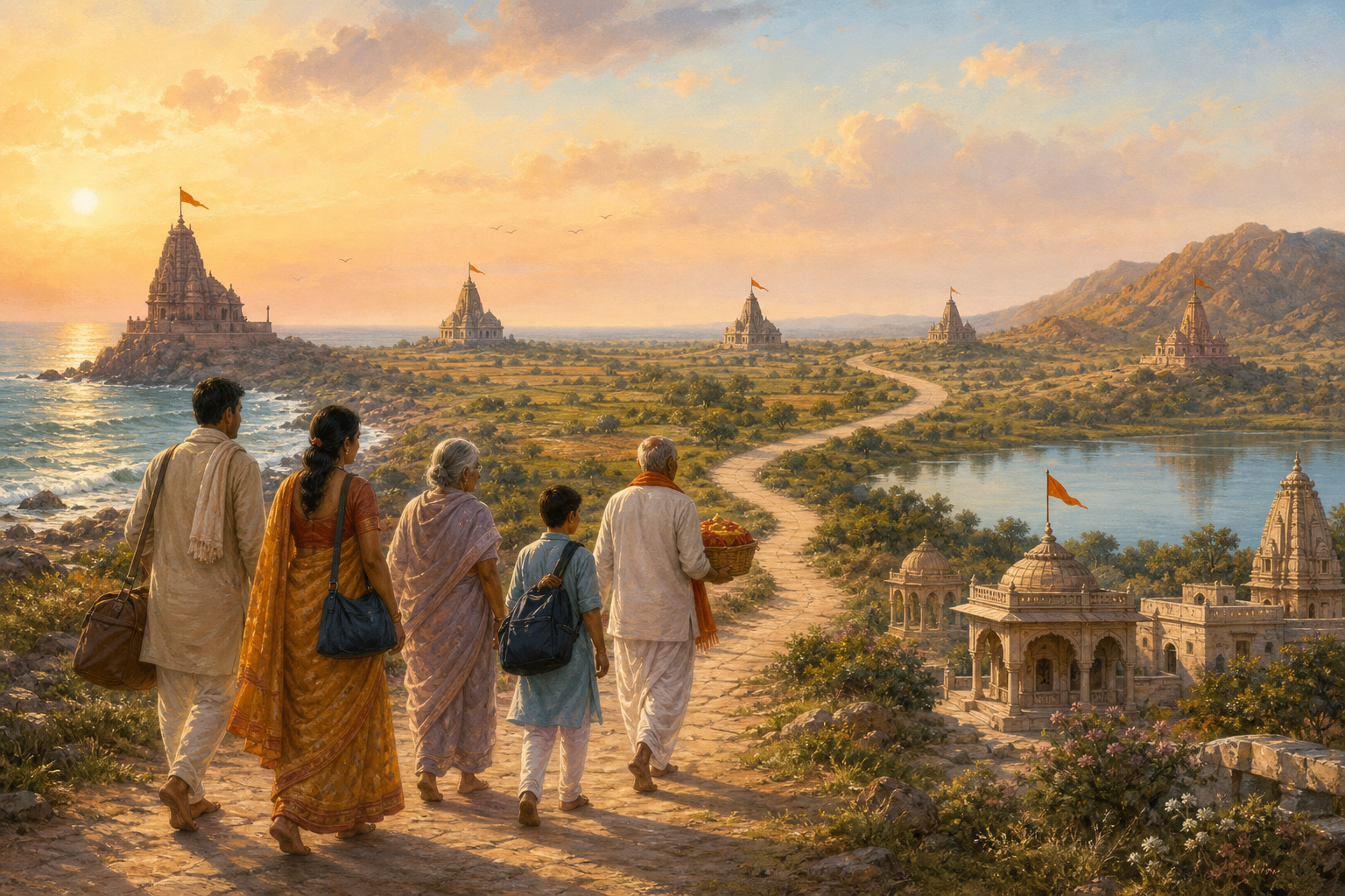 Planning the Panch Dwarka Pilgrimage Across Western India