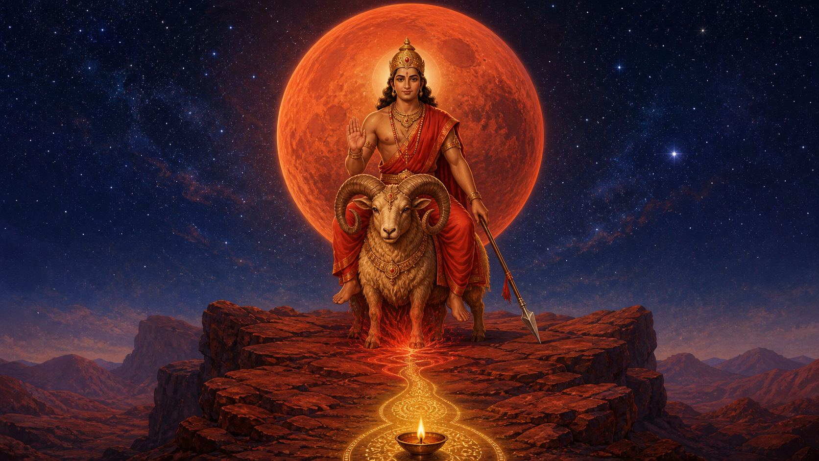 Mars in Hindu Cosmology: How to Understand Mangal