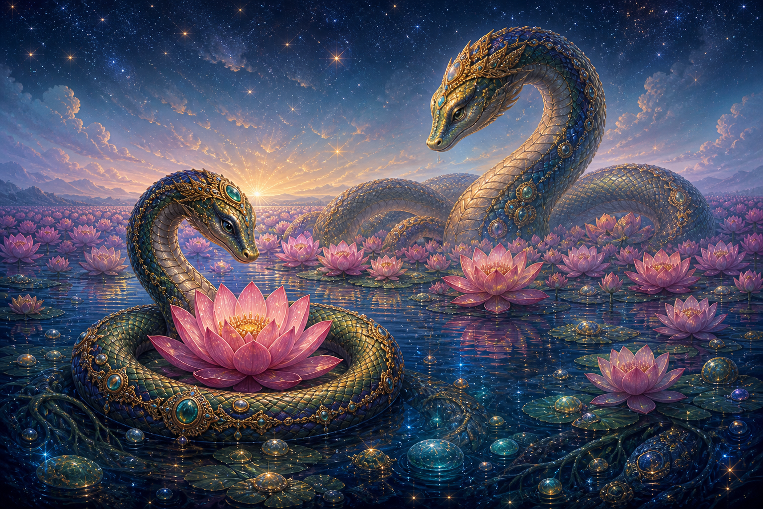 Padma and Mahapadma Nagas: How to Read Their Symbolism