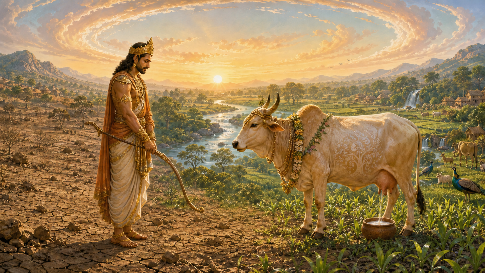 King Prithu and the Dharmic Covenant of Earth Stewardship