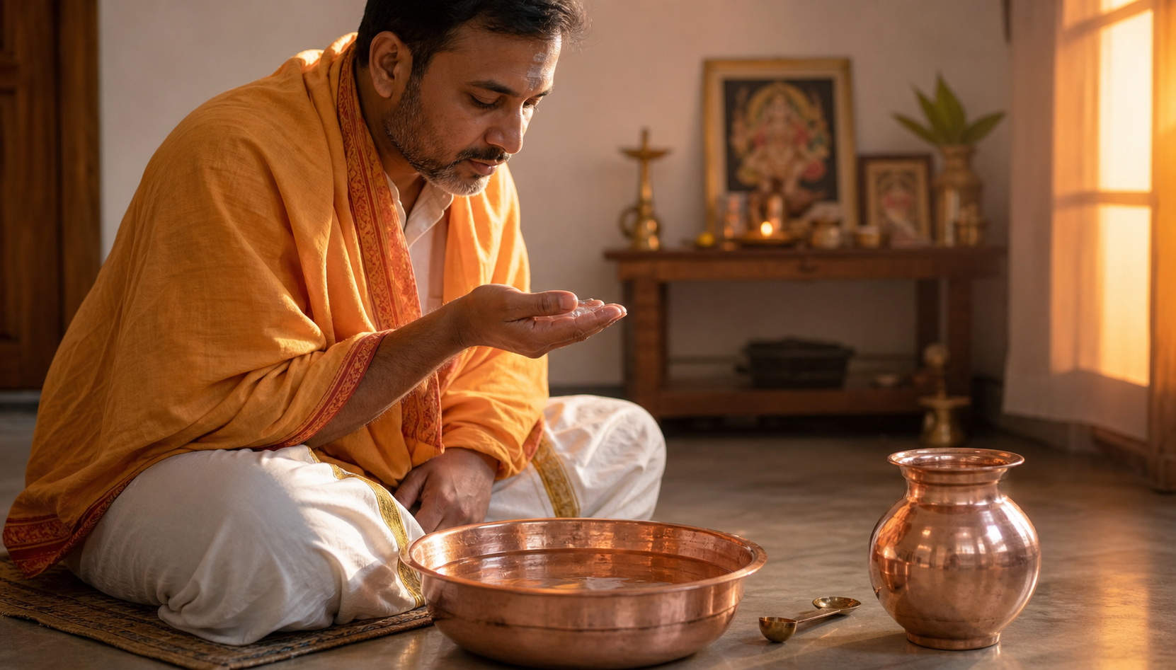 Achamanam: A Lineage-Respecting Guide to Ritual Purity