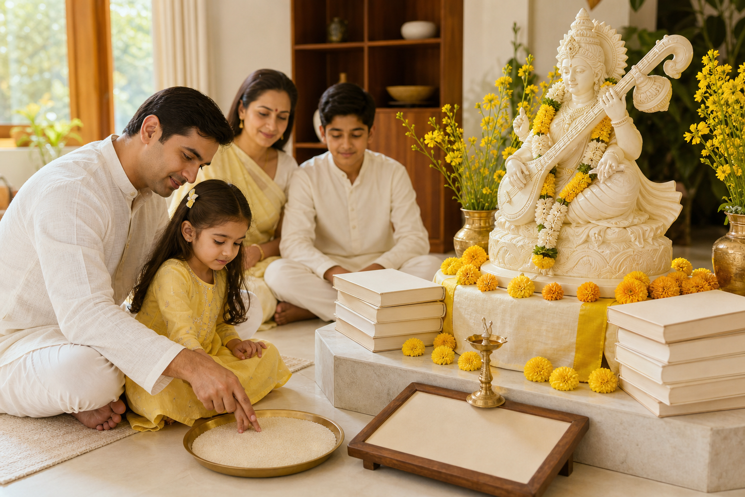 Vasant Panchami 2026: Saraswati Puja and Vidyarambham