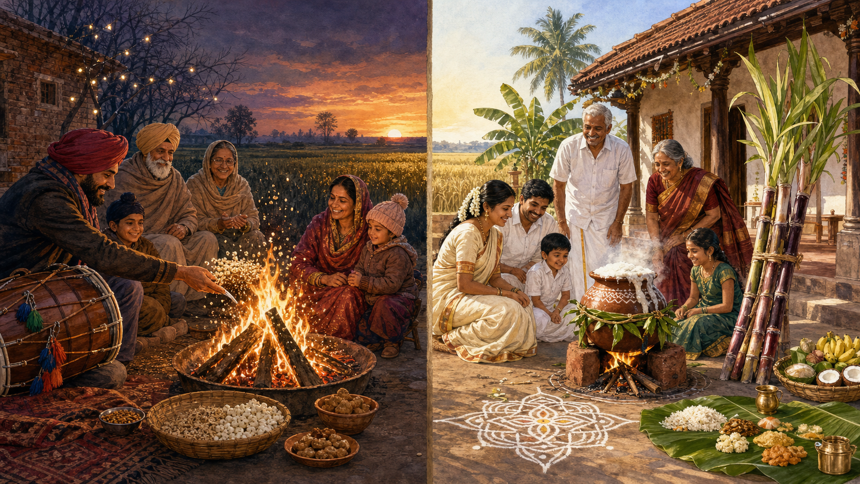 Lohri and Pongal: Shared Roots Without Blurring Them