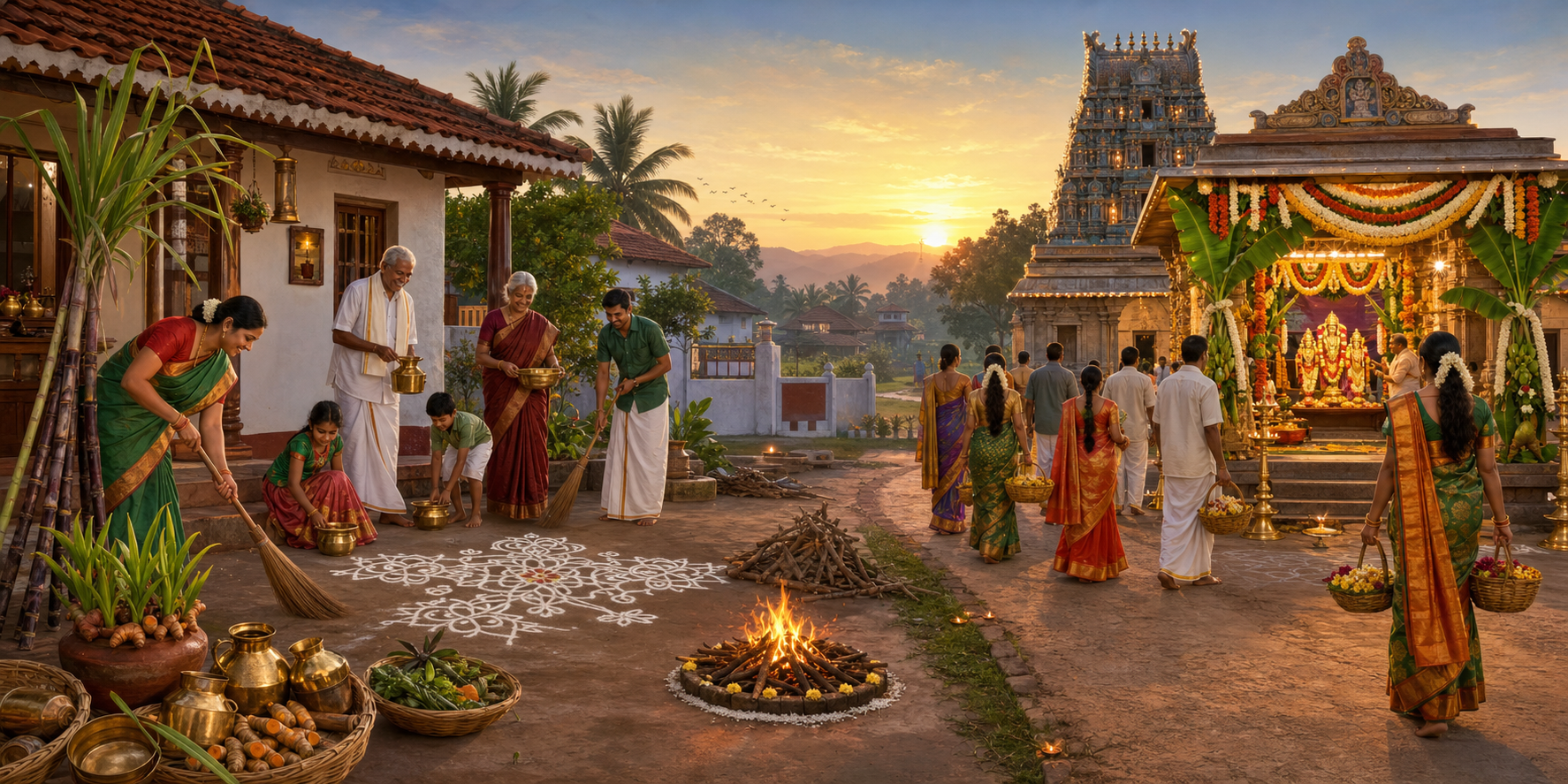 Bhogi Pongal and Andal Kalyanam: A Devotee’s Guide