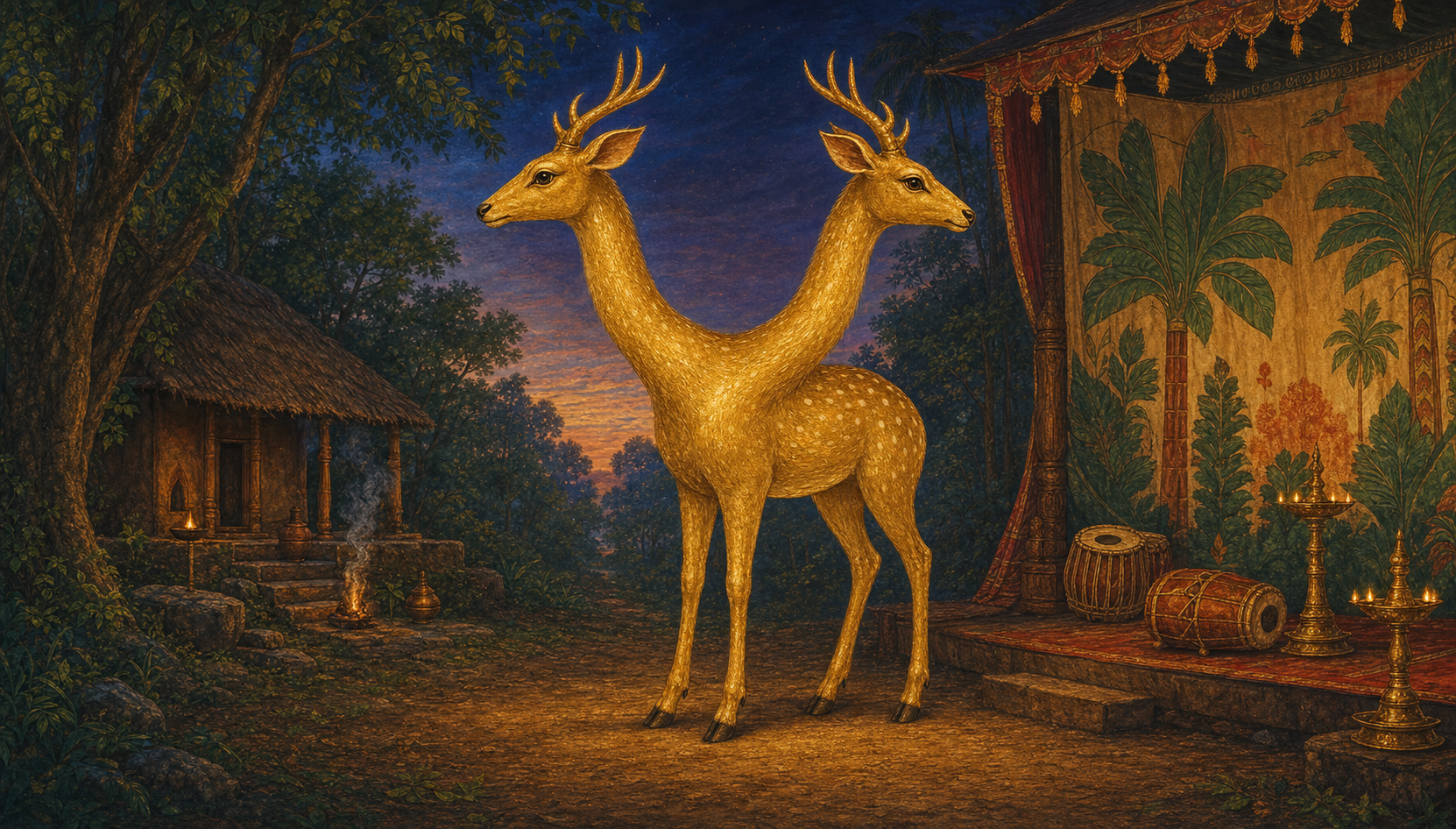 Where the Two-Headed Golden Deer Appears in Ramayana Tradition