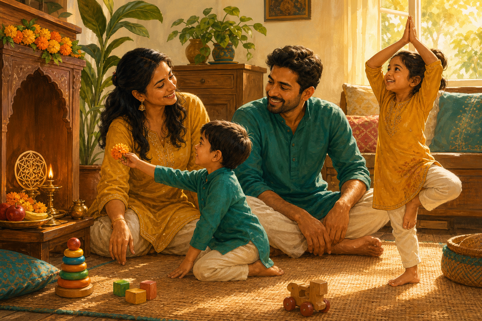 Playful Dharmic Parenting: A Daily Practice for Home