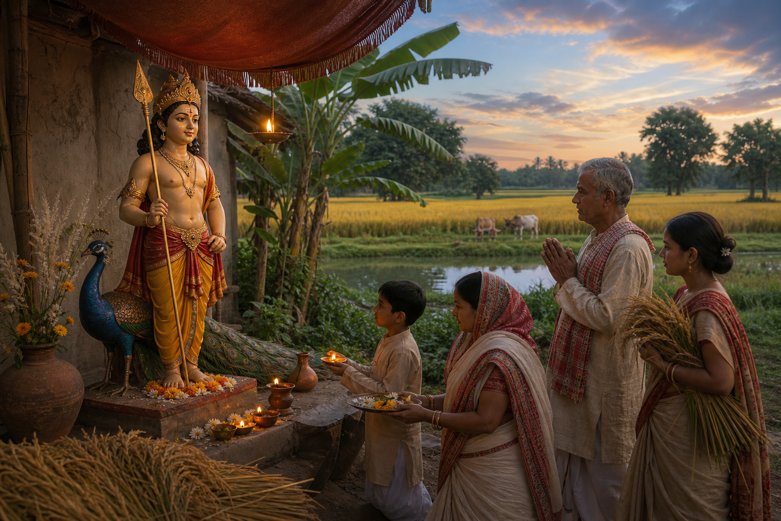 Kartikeya Worship and Bengal’s Living Agrarian Cycle