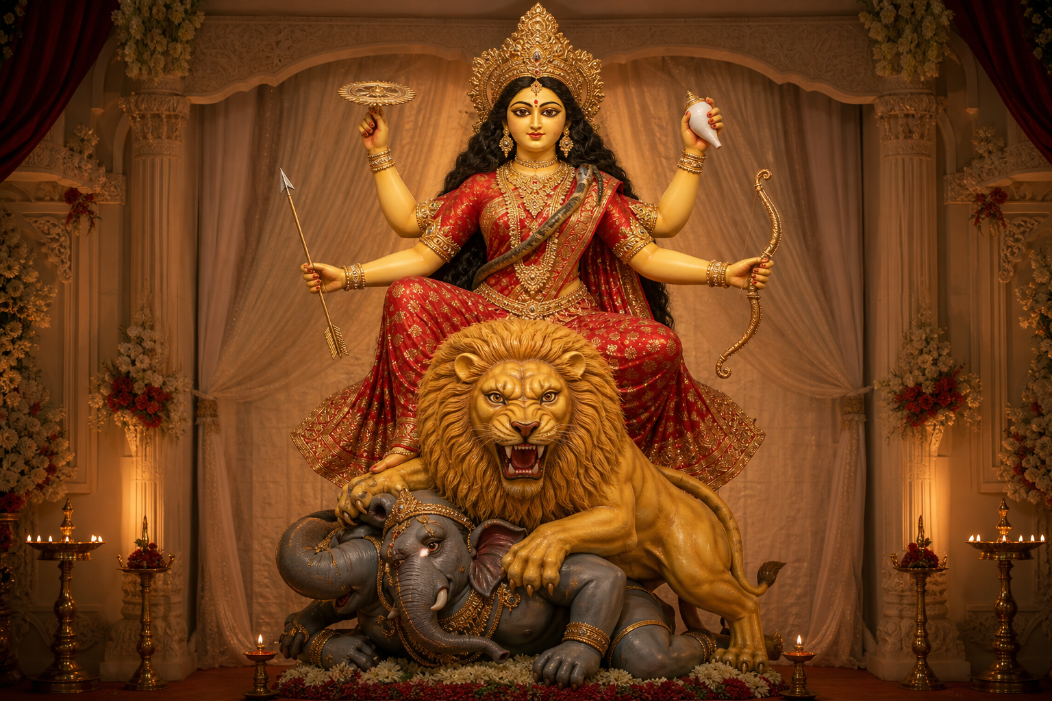 Jagadhatri’s Elephant: How to Read Ego Beneath the Goddess