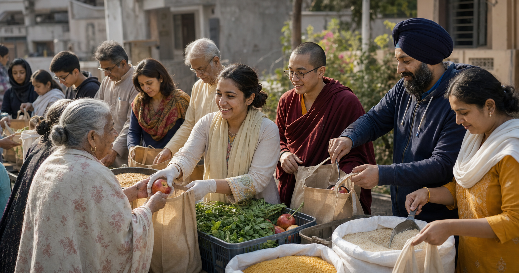 How Dharmic Seva Builds Trust Across Community Lines