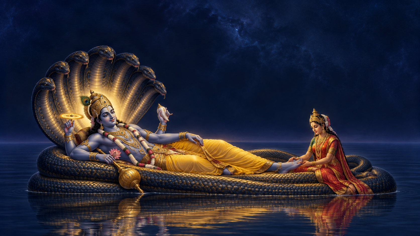 Vishnu’s Yoganidra: What Cosmic Dissolution Really Means