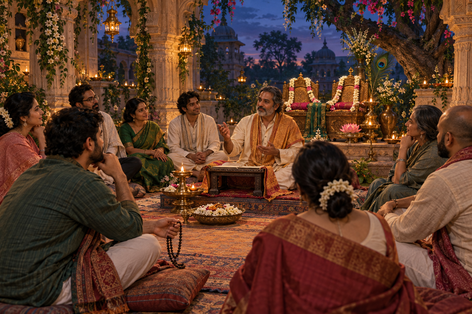 How to Listen to Radha-Krishna Discourses as Sadhana
