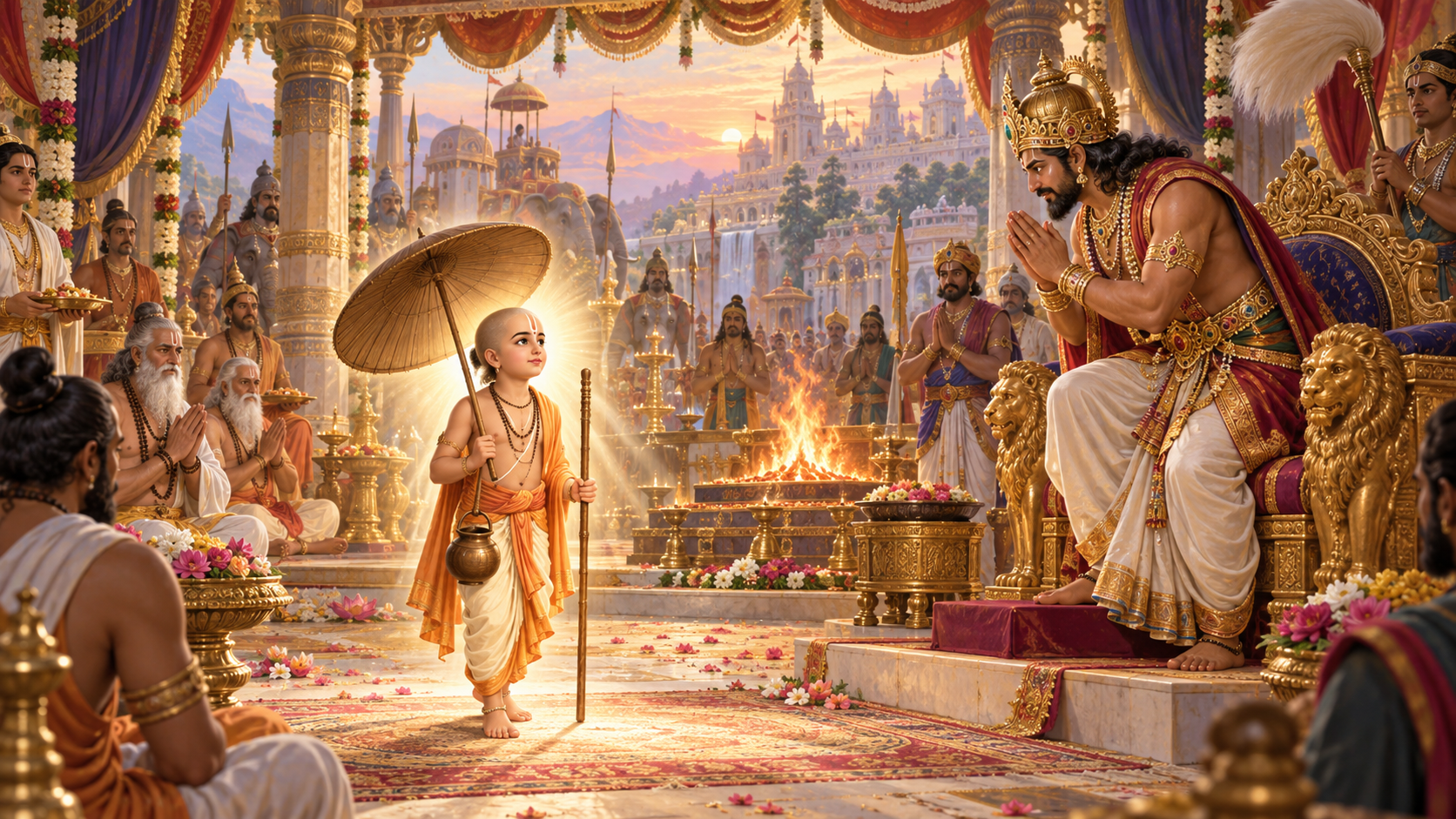 Lord Vamana’s Appearance: What the Three Steps Teach
