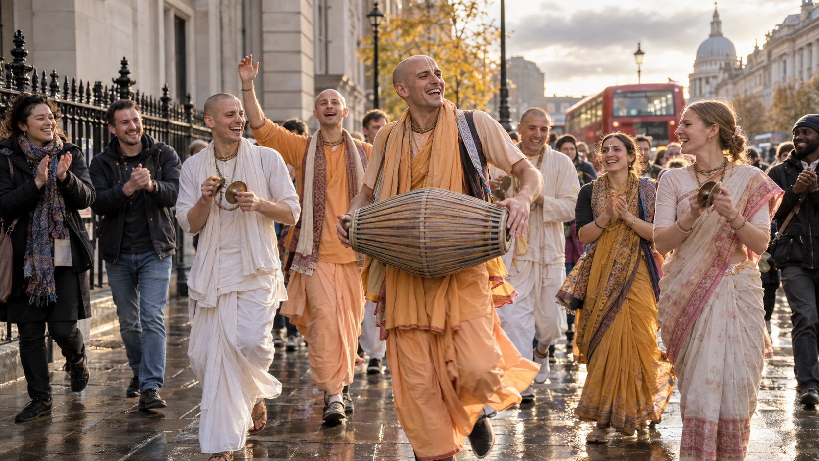 Why London Dances with the Hare Krishnas in Public