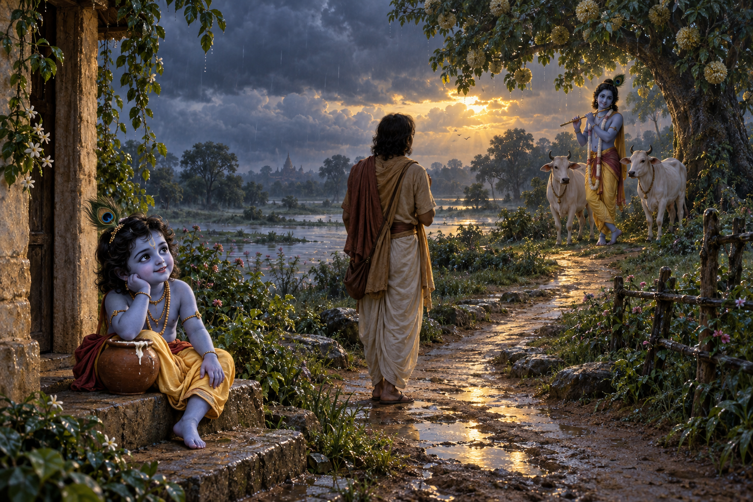 Krishna Devotion and the Two Gopalas: Learning to Trust
