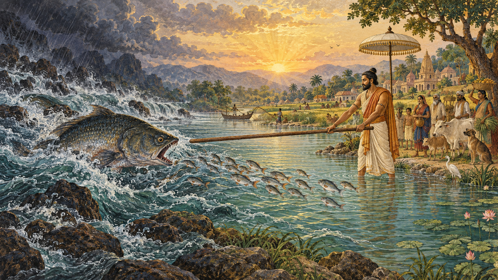 Matsya Nyaya and the Moral Origin of Dharmic Order