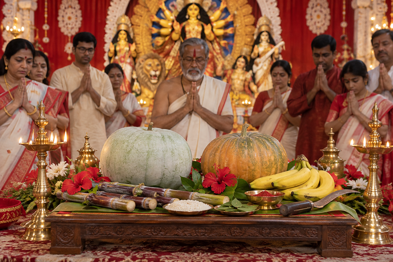 Reforming Durga Puja: From Animal Bali to Vegetarian Offerings