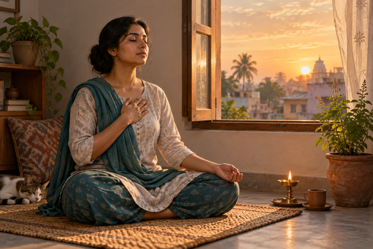 Unconditional Happiness in Hindu Philosophy: A Daily Practice