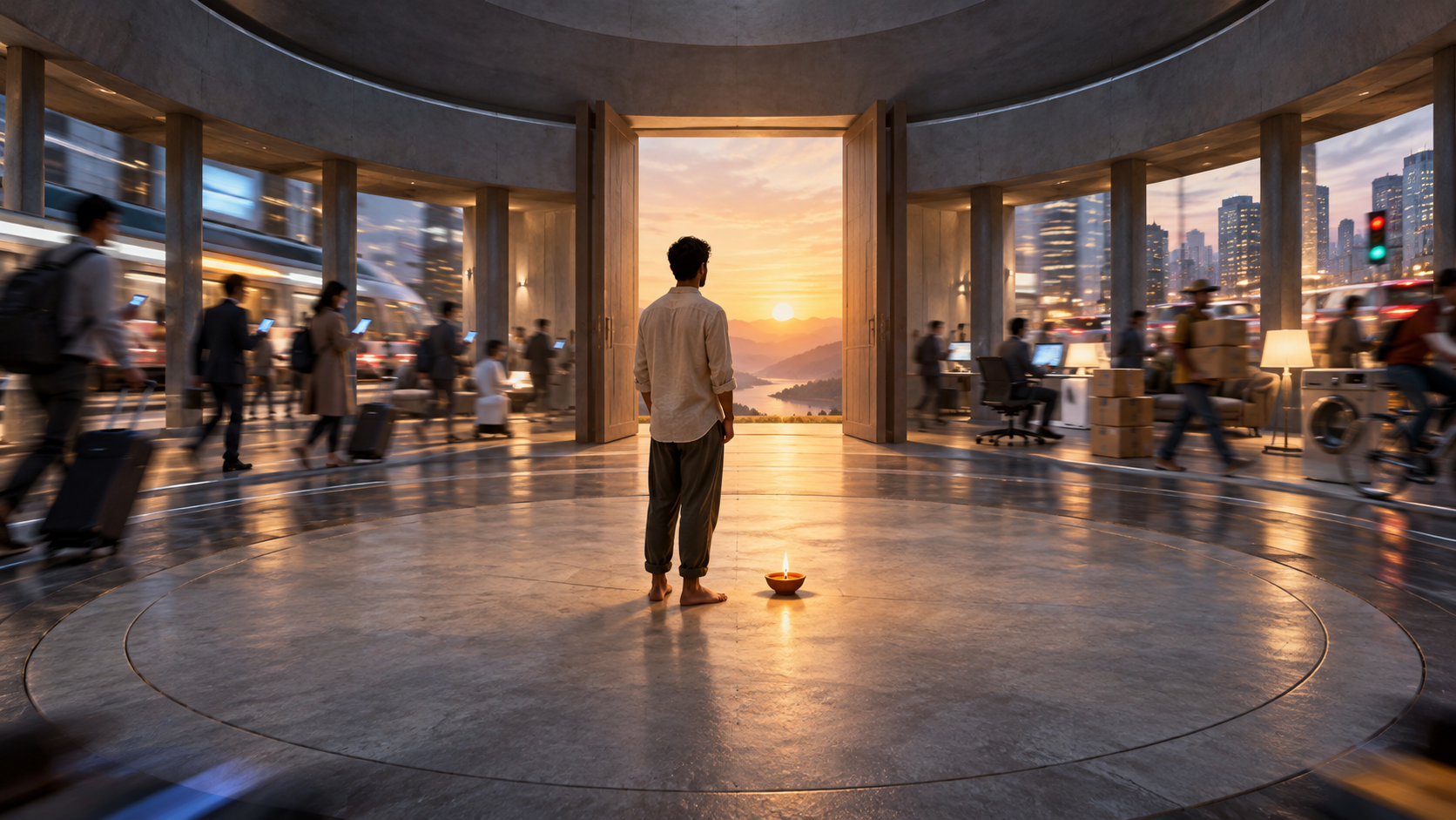 When Modern Progress Feels Empty: A Dharmic Way Forward