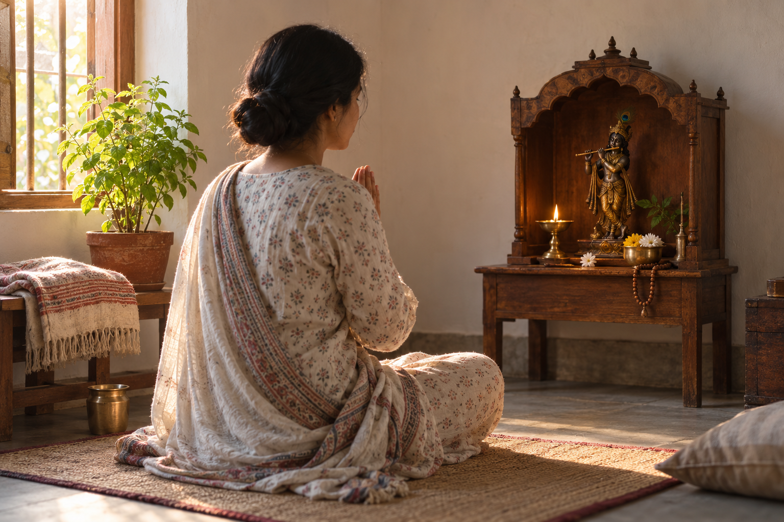 How to Build a Sustainable Daily Bhakti Practice at Home