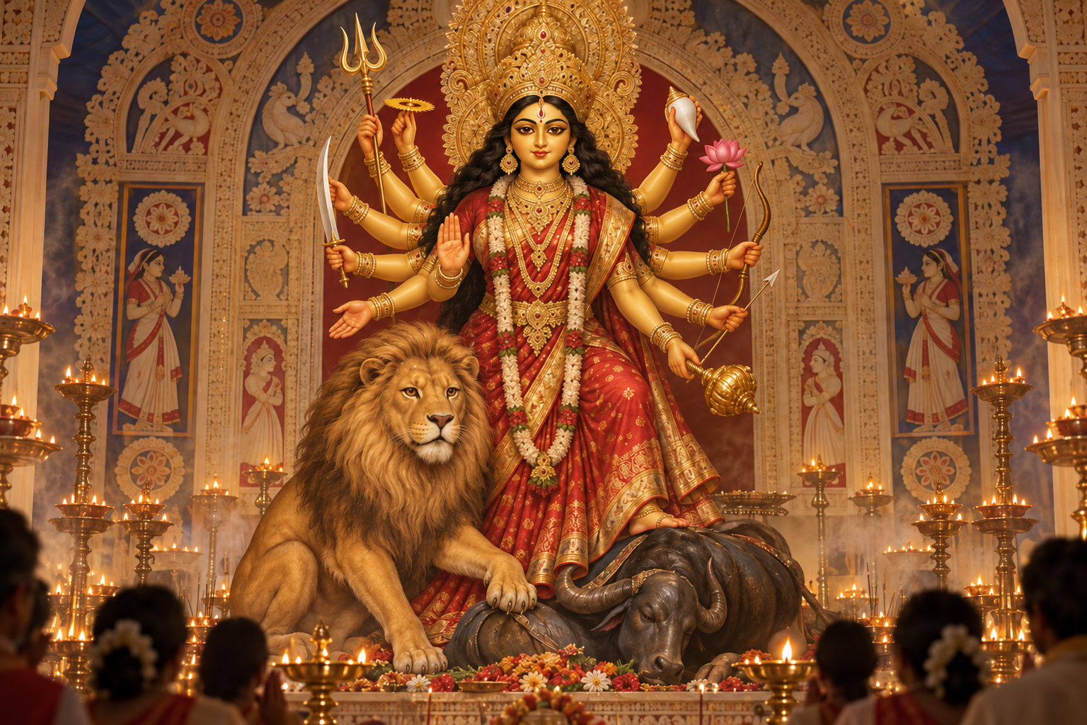 Colors of Durga Iconography: How to Read Their Meaning